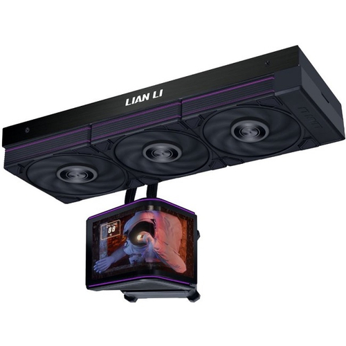 Система водяного охлаждения Lian Li HydroShift II OLED Curved 360P28, черный (GHS2OLDC36PB), (G89.GHS2OLDC36PB.R0)