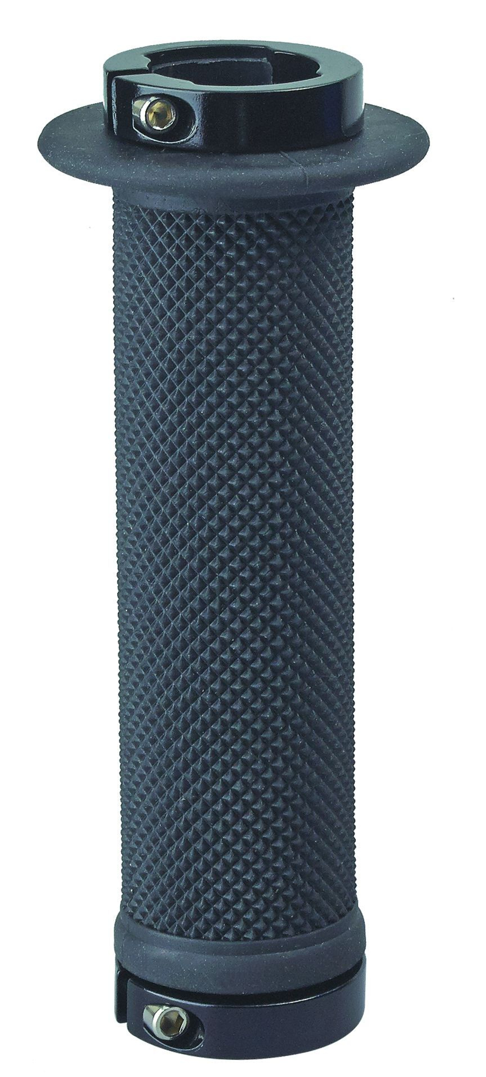 Ручки 00-170479 на руль H209 TwoSideLock 130мм резинов.2 черн. фикс. противосколь. поверх. с торцевым фланцем черные