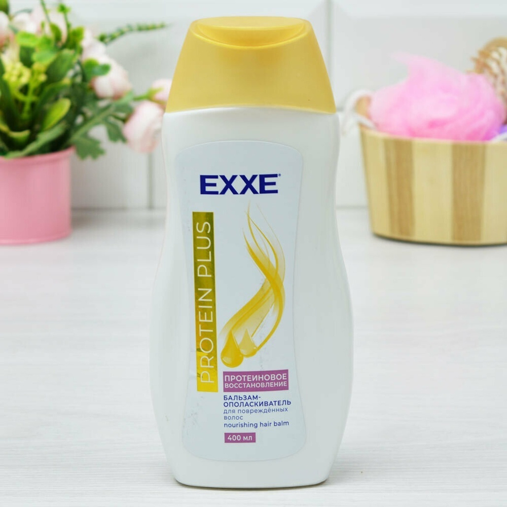 Бальзам-ополаскиватель PROTEIN PLUS "Протеиновое восстановление" 400мл EXXE