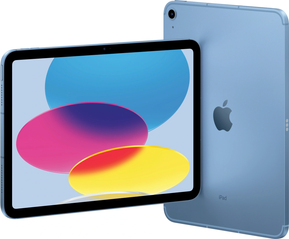 Планшет Apple iPad 2022 A2757 A14 Bionic 6С RAM4Gb ROM64Gb 10.9" IPS 2360x1640 5G iOS синий 12Mpix 12Mpix BT WiFi 9hr