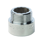 Удлинитель резьбовой STOUT SFT 0002 - 3/4" длина 15 мм (ВР/НР, латунь хромированная)