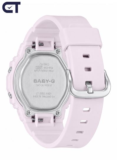 Casio BGD-565SC-4BDR женские часы — розовая ударопрочная модель BABY-G с перламутровым акцентом
