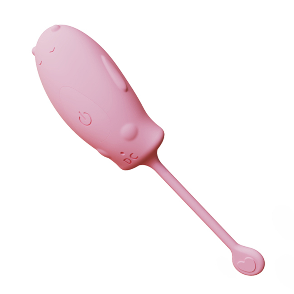 Розовое виброяйцо в виде котенка с пультом ДУ Secwell Cute Cat Vibrator SW1079