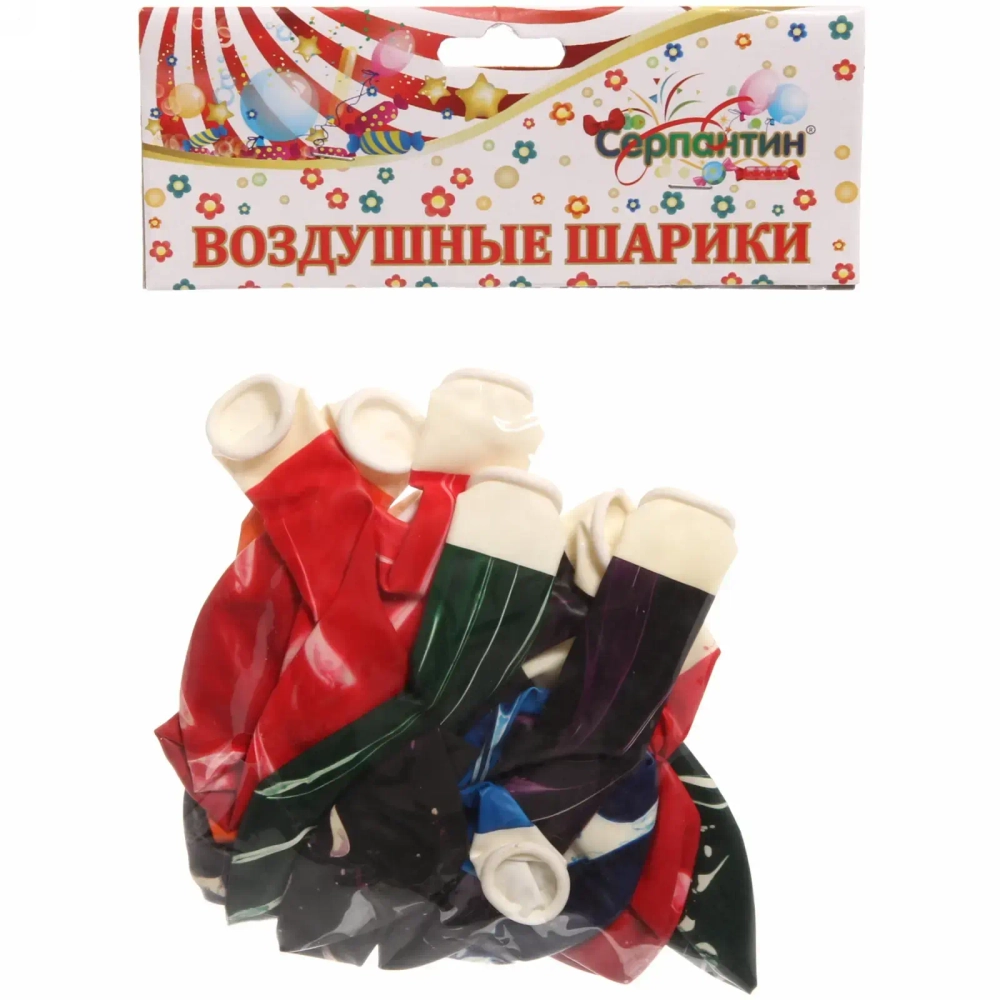Воздушные шары «Мираж» 10шт 12»/30см микс