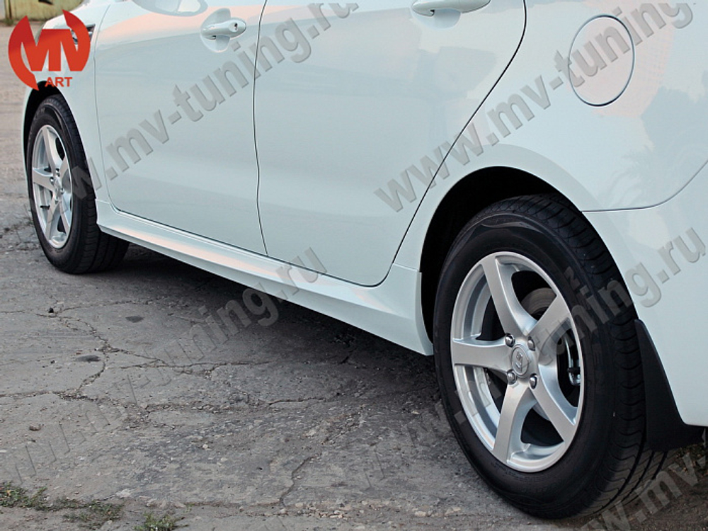 Накладки порогов Kia Rio 3