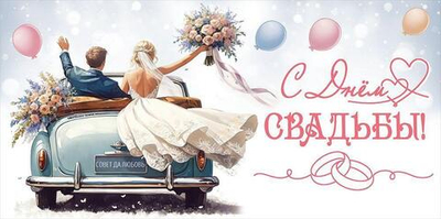 Конверт для денег "С Днём Свадьбы!" 50000159