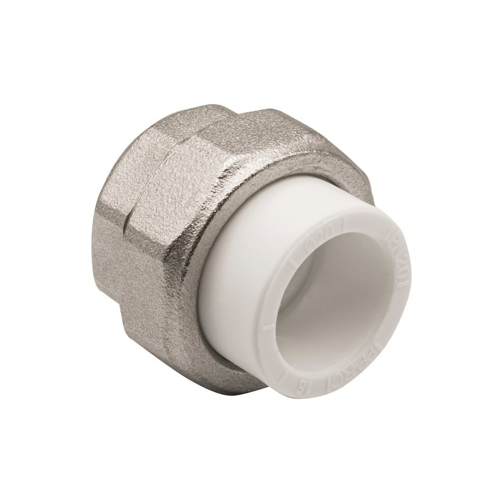 Муфта комб. разъемная, вн 20х3/4" EVER®  БЕЛЫЙ (Россия)