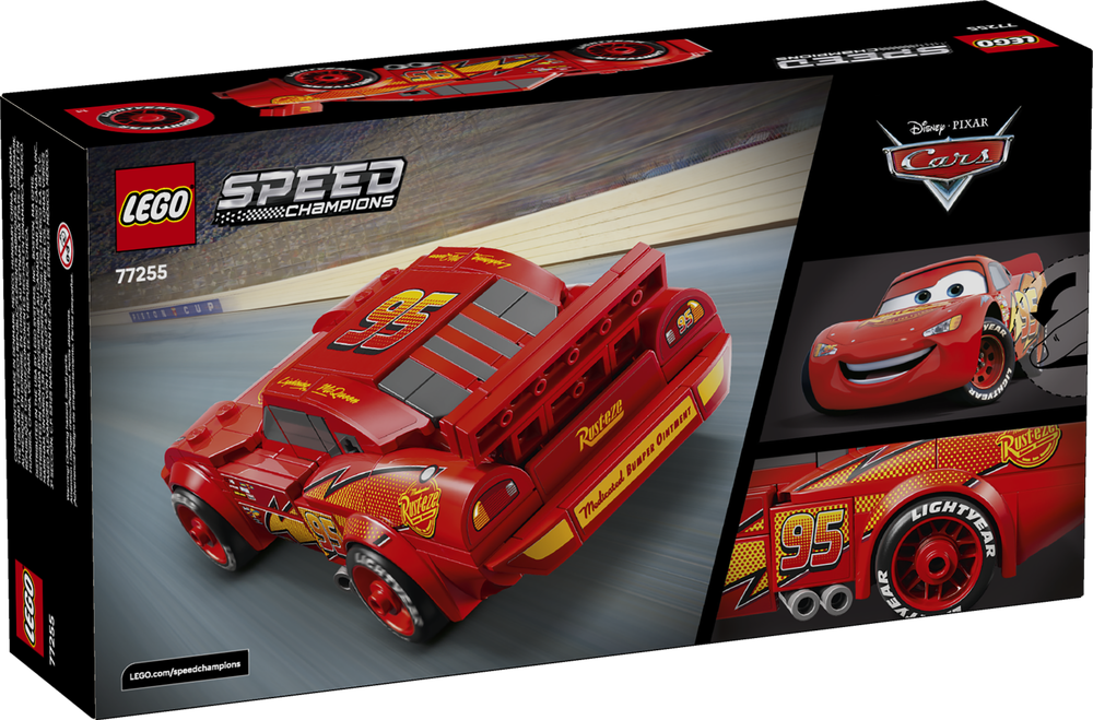Конструктор Лего спид чемпионс Молния Маккуин 77255 | LEGO Speed Champions Lightning McQueen автомобиль 270 деталей 9+