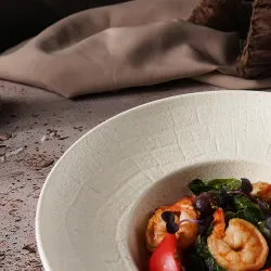 Тарелка глубокая 350 мл d 25 см h7,5 см для пасты Elephant Ivory d 25*7,5 см, P.L. Proff Cuisine [1]
