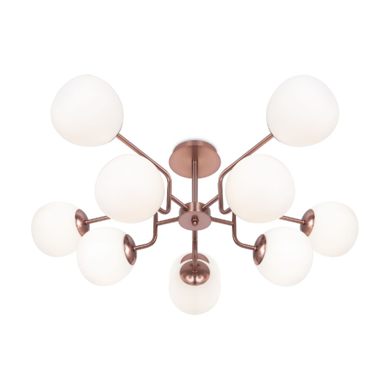 Люстра на штанге Maytoni Erich MOD221PL-10G