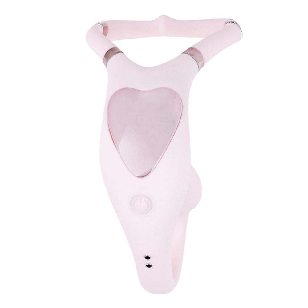 Розовый носимый двойной вибратор для стимуляции клитора и точки G Adrien Lastic Venus Double Vibrator Pink