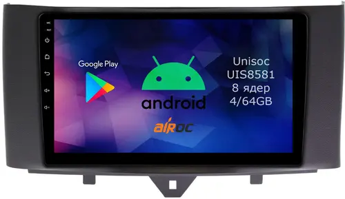 Магнитола для Smart ForTwo/ForFour 2012-2015 - Airok RM-2508 Android 12, SIM-слот