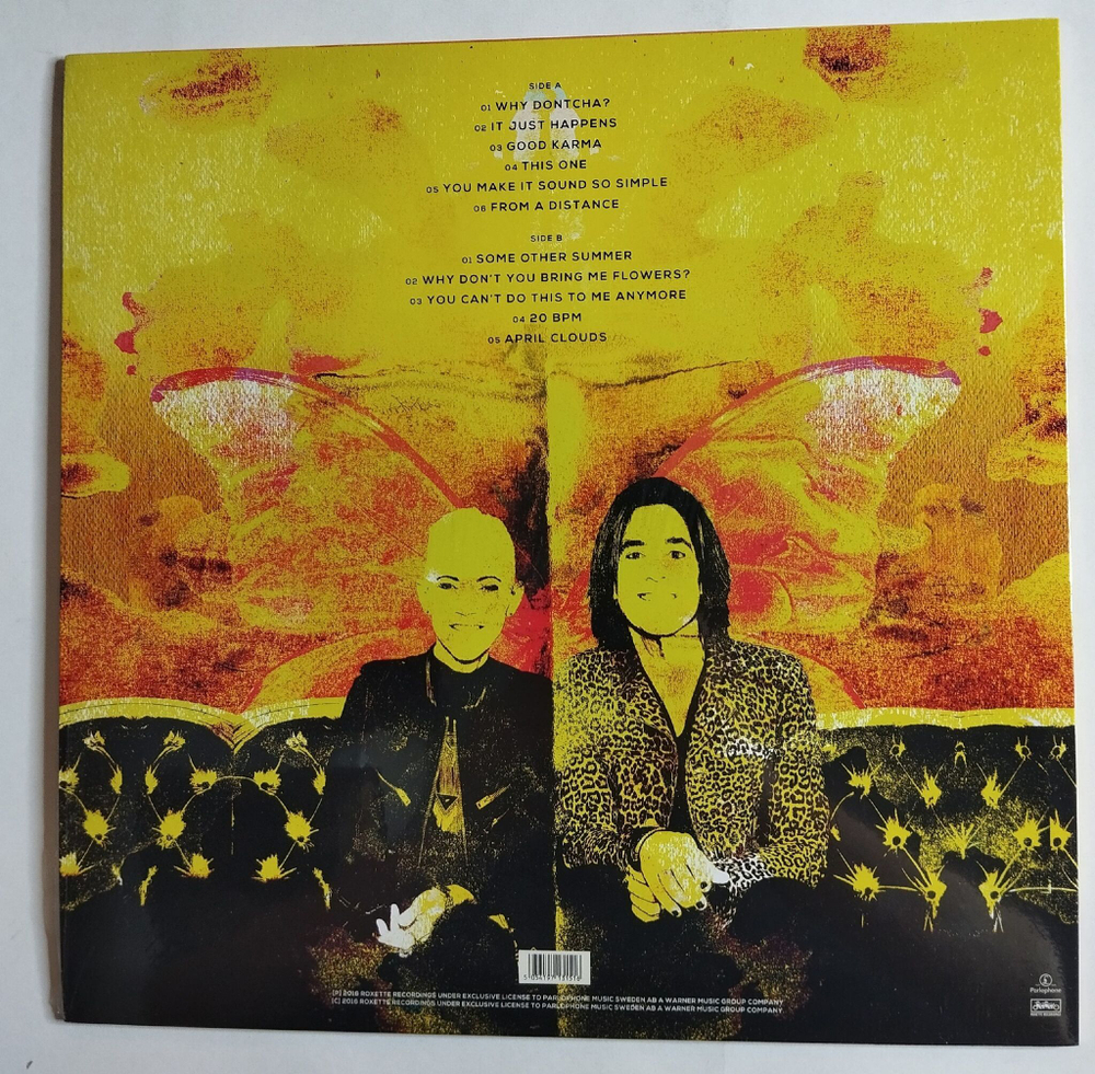 Виниловая пластинка LP Roxette Good Karma (Europe 2016) (Orange Vinyl)