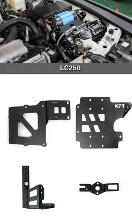 Кронштейны для установки компрессора для Toyota Land Cruiser Prado 250 LC250 Крузак Тойота пневма пневмокомпрессор