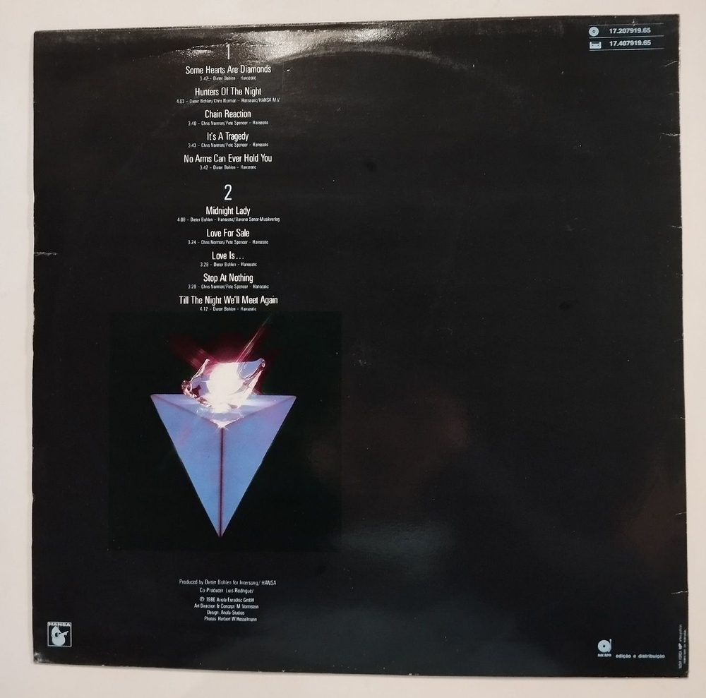 Винтажная виниловая пластинка LP Chris Norman Some Hearts Are Diamonds (Portugal 1986)