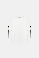ФУТБОЛКА С КОНТРАСТНЫМ КАНТОМ — ZARA