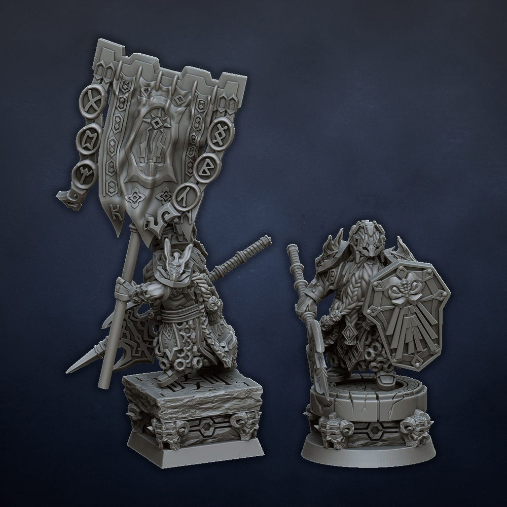 Dwarf King with shield