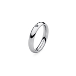 Кольцо - База Qudo  Basic small silver 17.2 мм 627042 S размер 17,2