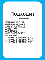 Модуль (плата) управления электронный силовой стиральной машины Midea / Jacky's (17138100028253, альтернативные коды замен: 17138100026853, 17138100024493, шасси: JW S0842BBS) 17138100028253