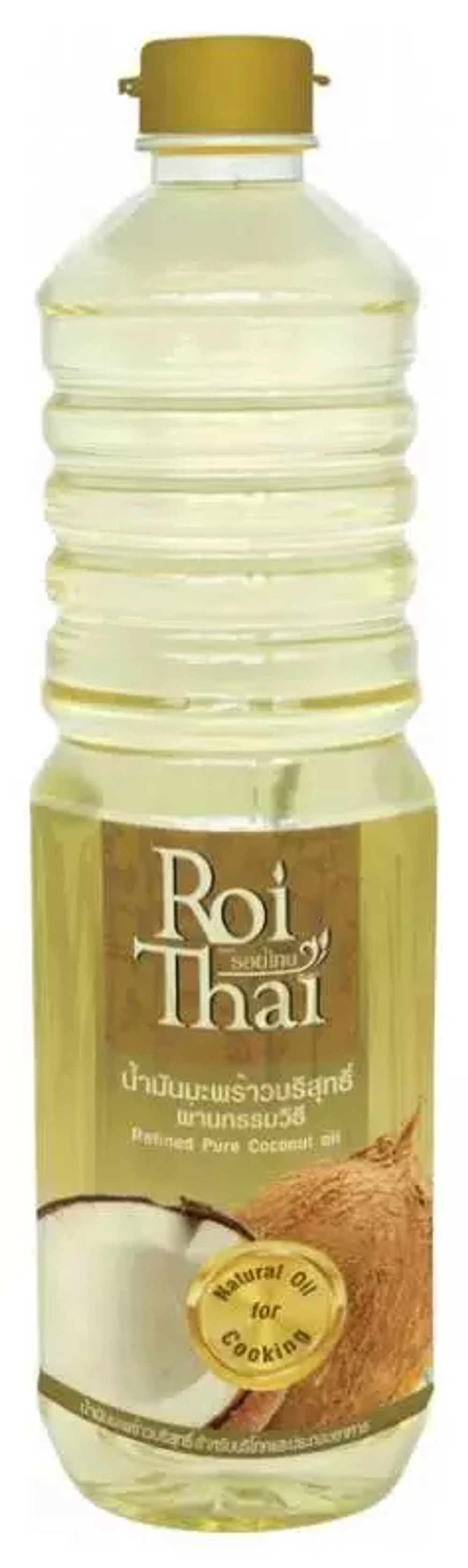 Кокосовое масло 100% рафинированное Roi Thai 1л
