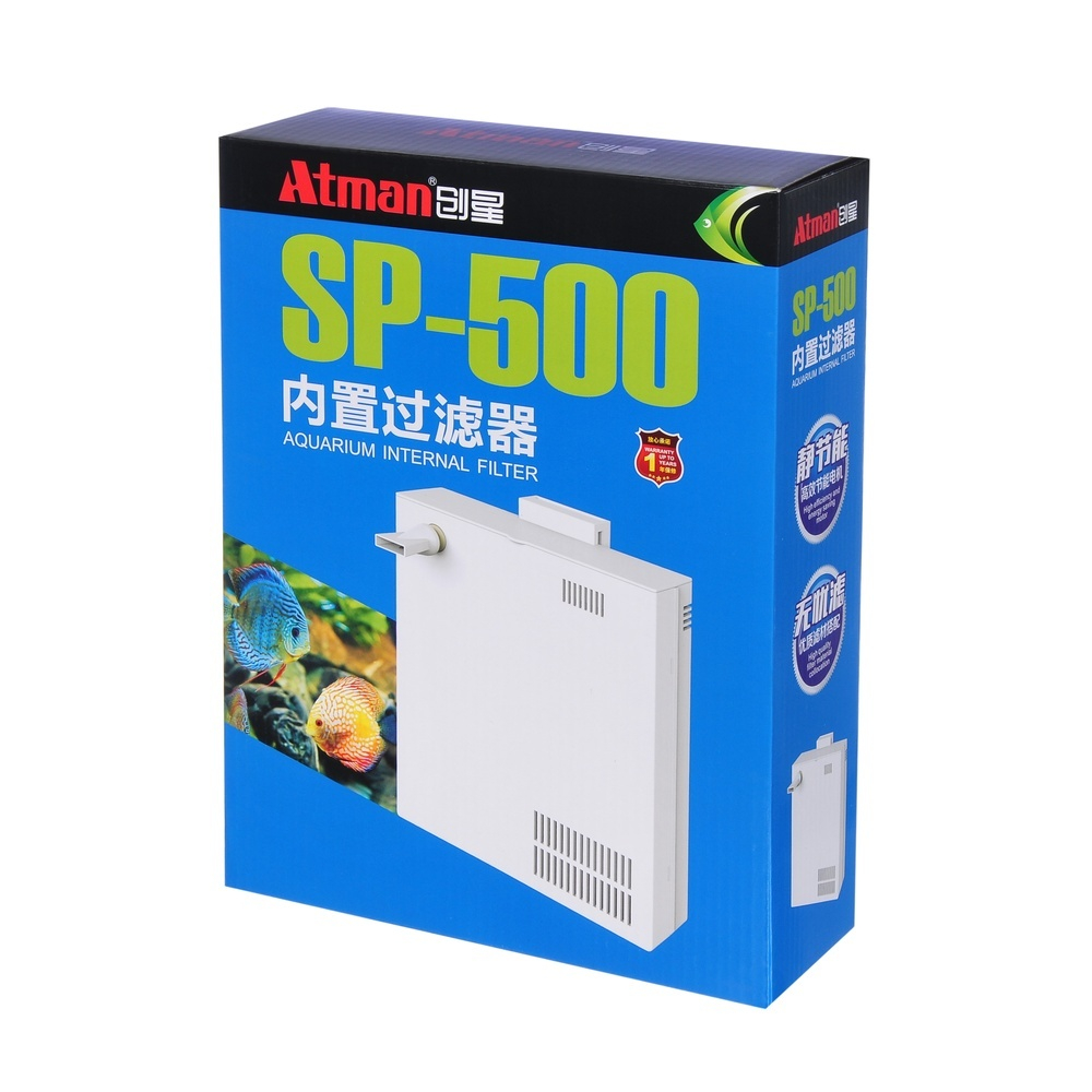 ATMAN SP-500 Фильтр внутренний для аквариумов до 50 литров, 350 л/ч, 4 W