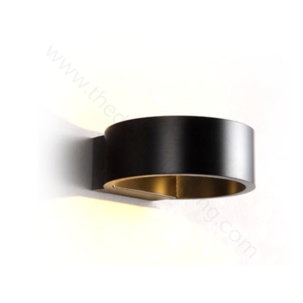 Wall design lamp Сrank  (Black)