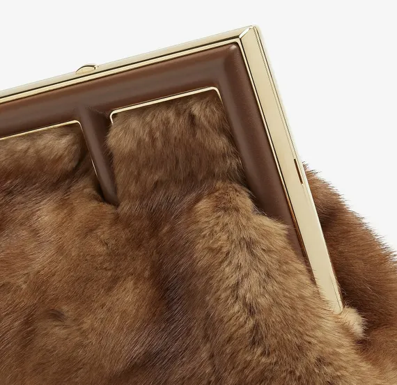 Сумка Fendi First Small коричневый
