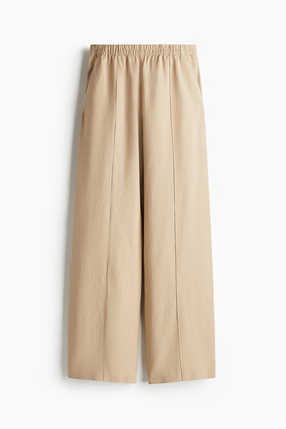 Брюки с льном и стрелками - H&M