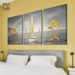 Картина karTTina "ЖУРАВЛИ ЛЕТЯТ", 150 см х 70 см