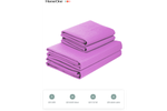 Комплект полотенец вафельных Home One 45х70 (2шт), 80х150 (2шт), сирень