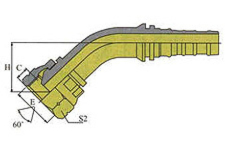 Фитинг DN 32 BSP (Г) 1.1/4 (45) Interlock