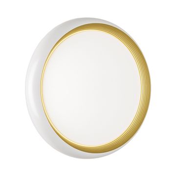 Настенно-потолочный светильник 76W 3000-6000K 7650/ELN белый/золотой PALE Tofiq White Sonex