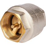 ROMMER Обратный клапан 1 1/2" пружинный муфтовый с металлическим седлом