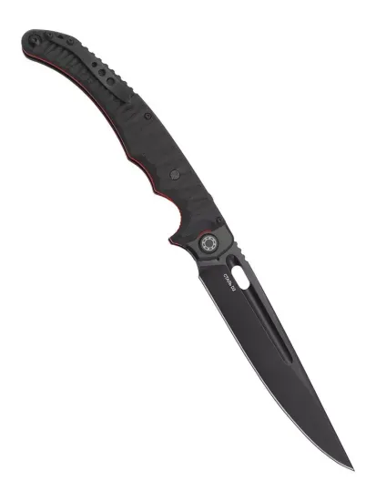 Складной нож НОКС Аватар М Red-Black 334-709404 на подшипниках c клинком из стали D2, рукоять G10