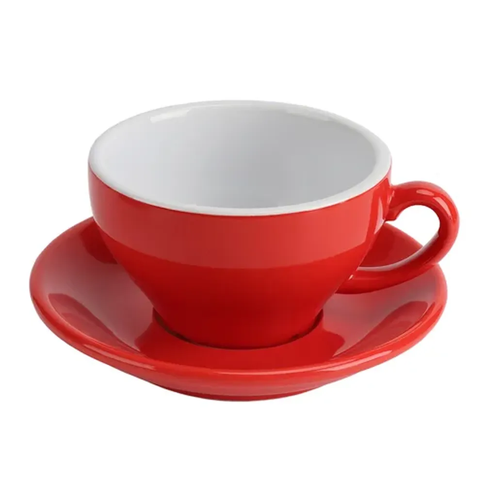 Чайная пара 200 мл красная d 9,6 см h6 см Barista (Бариста) P.L. Proff Cuisine [6]