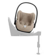 Коляска 3 в 1 Cybex Priam IV Chrome Brown complete и автокресло Cloud T i-Size Cozy Beige Plus Leaf Green
