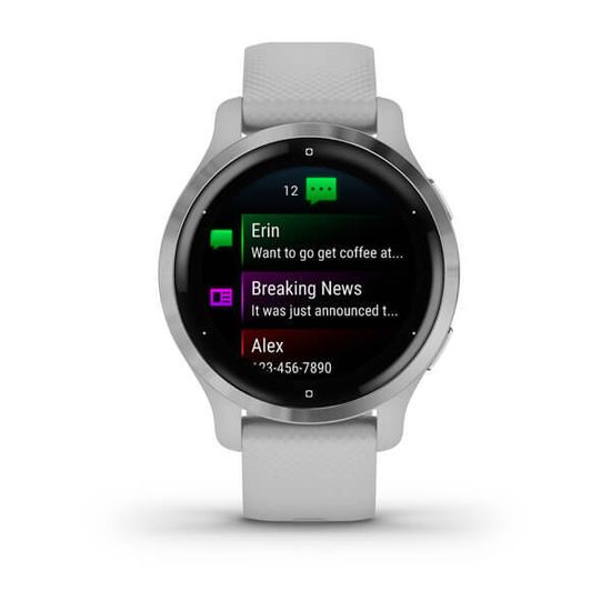 Умные часы Garmin Venu 2S серебристые