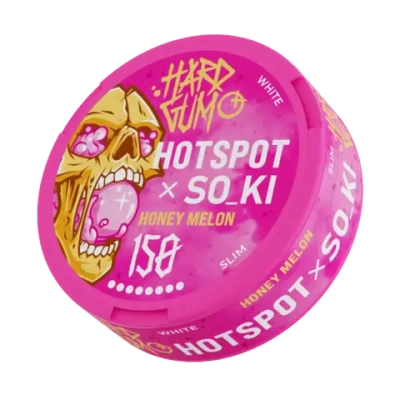 СНЮС HOTSPOT x SO_KI HARD GUM HONEY MELON (150МГ) - ЖВАЧКА МЕДОВАЯ ДЫНЯ