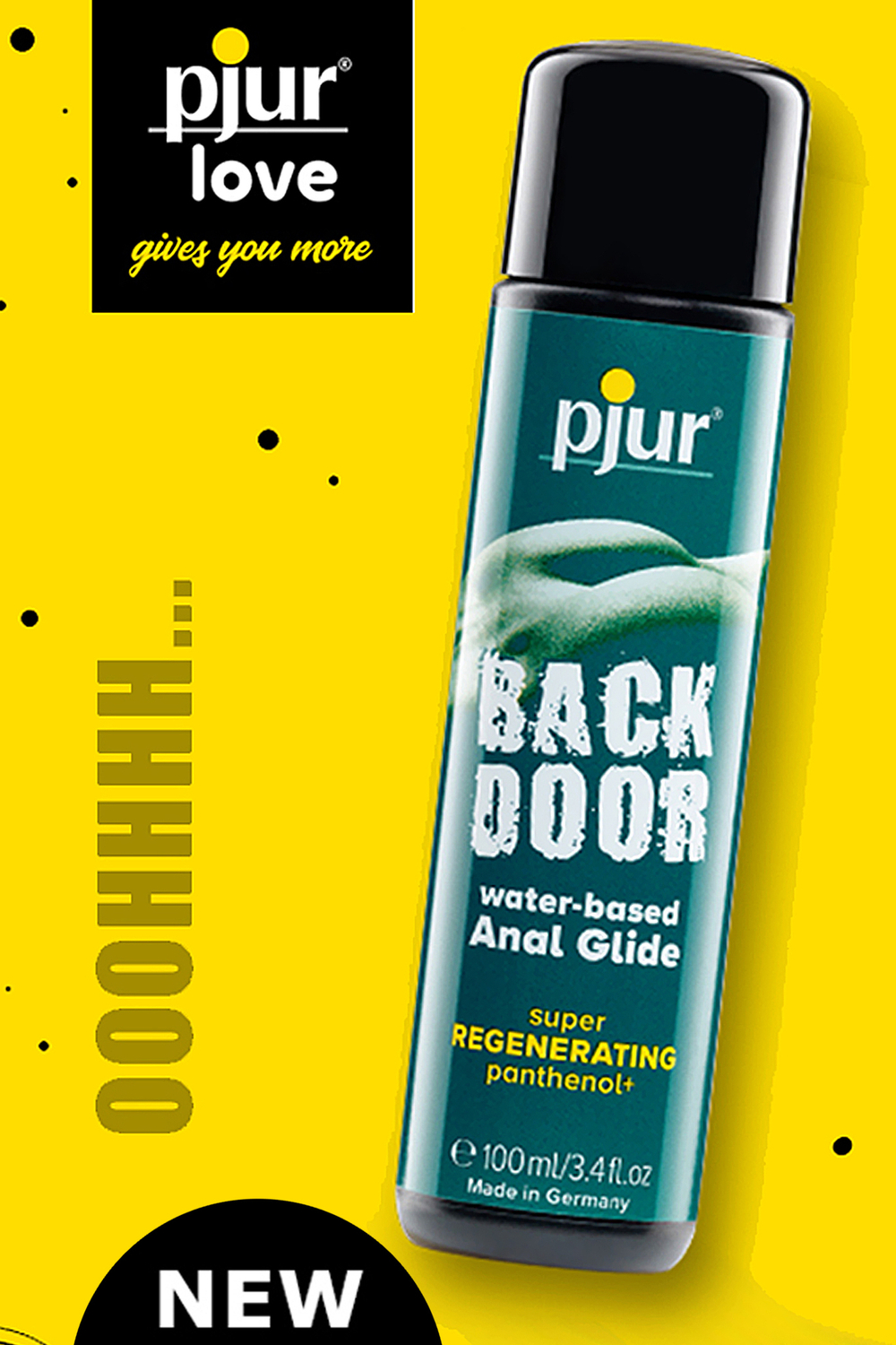 Лубрикант для анального секса Pjur Back Door Panthenol glide с ромашкой и пантенолом 100 мл
