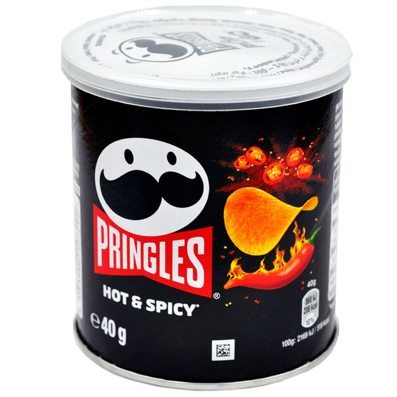 Чипсы PRINGLES 40 гр Острый и пряный (Hot & Spicy)  (12)