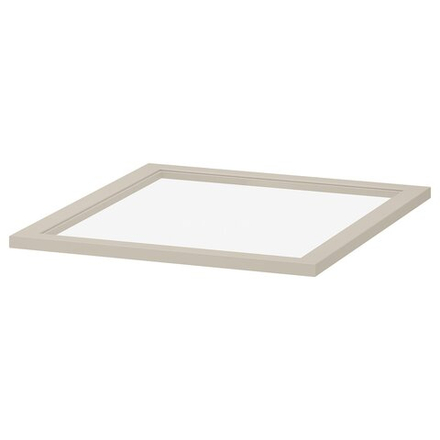 IKEA KOMPLEMENT  (ИКЕА КОМПЛЕМЕНТ)  -  Полка стеклянная - серо-бежевый 50x58 см
