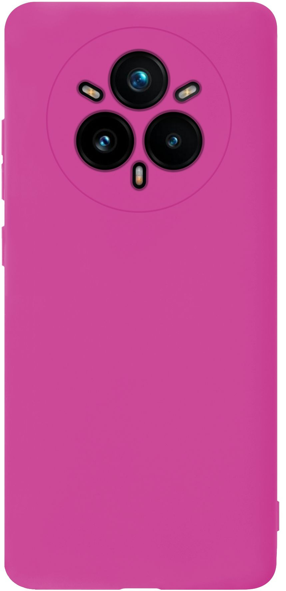 Мягкий Soft Touch чехол из силикона для REALME 14 PRO PLUS с бархатной подкладкой