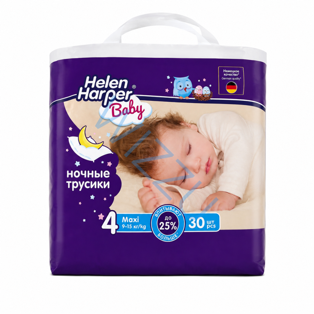 Детские Подгузники-Трусики  Ночные Helen Haper 4р  9-15кг