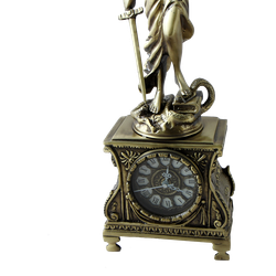 Bello De Bronze Часы Джустиса, антик