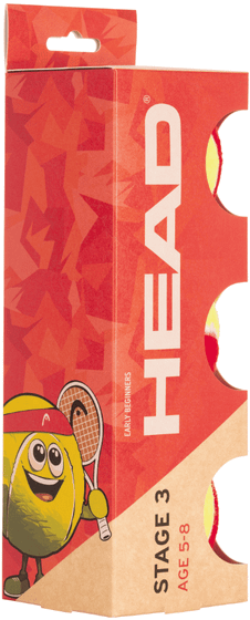 Мячи теннисные Head Stage 3 Red (3 мяча в упаковке)