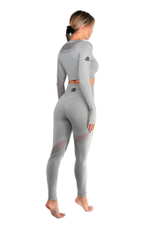 Лонгслив BODY ENGINEERS Motus 2.0 Crop Heaven Grey
