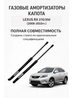 Газовые упоры капота Lexus RX 270/350