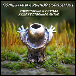 Темлячная бусина "Лесовик" для ножей , латунь