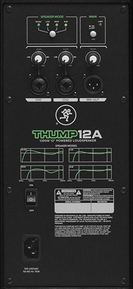 MACKIE Thump12A активная АС, 1000Вт, динамик 12 дюймов