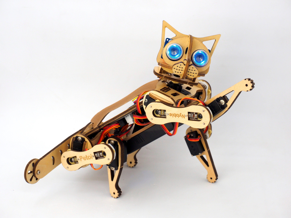 Интерактивный робо-кот Petoi Robot Cat Nybble construction
